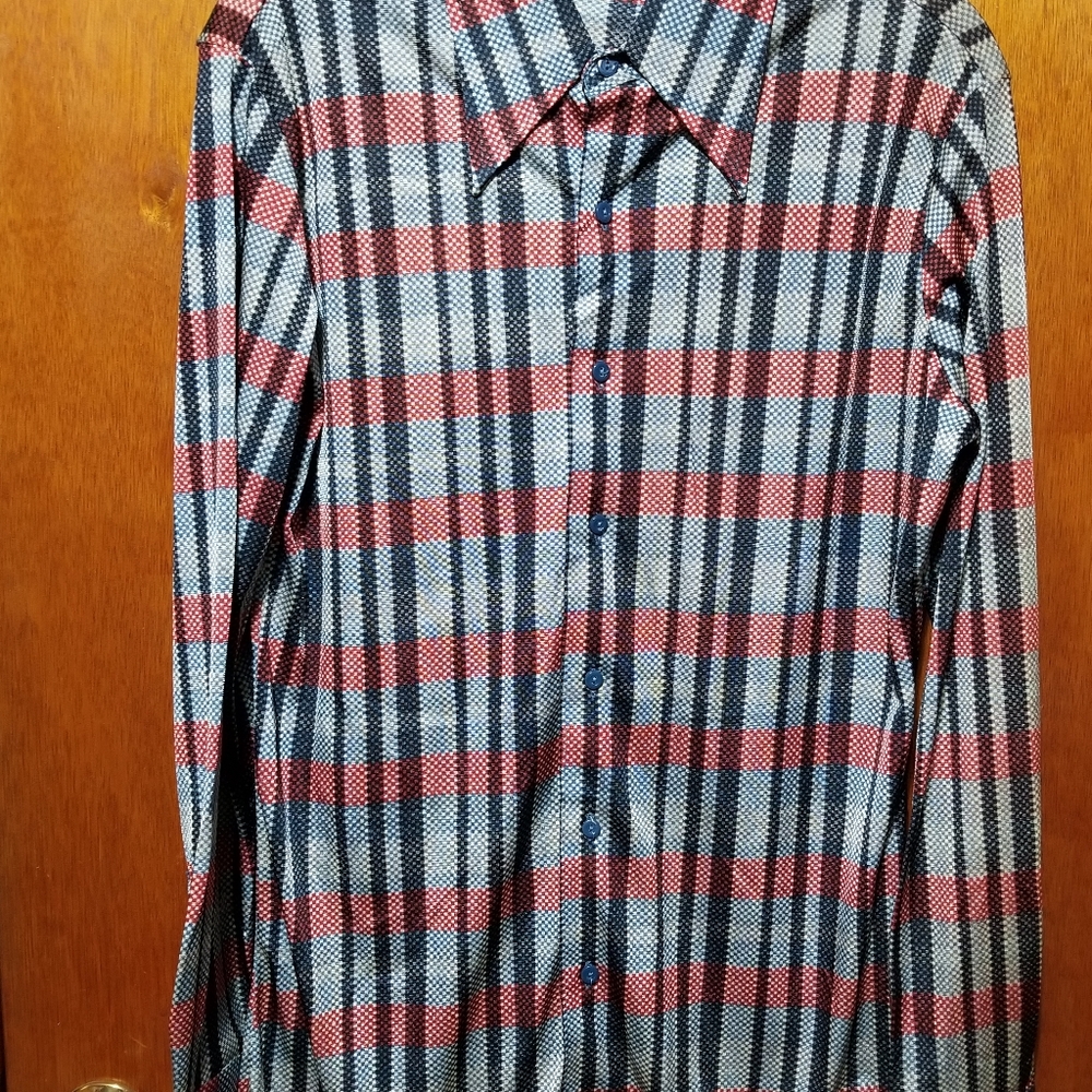 Vintage 1970's HukAPoo Disco Shirt